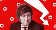 Encuesta: baja la imagen de Javier Milei