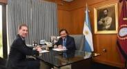 Sáenz con Diego Santilli en Salta, apoyo a la reforma laboral