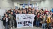 Víctor Santa María camina la Provincia de Buenos Aires
